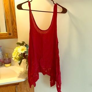 Free People Red Tank Top!
